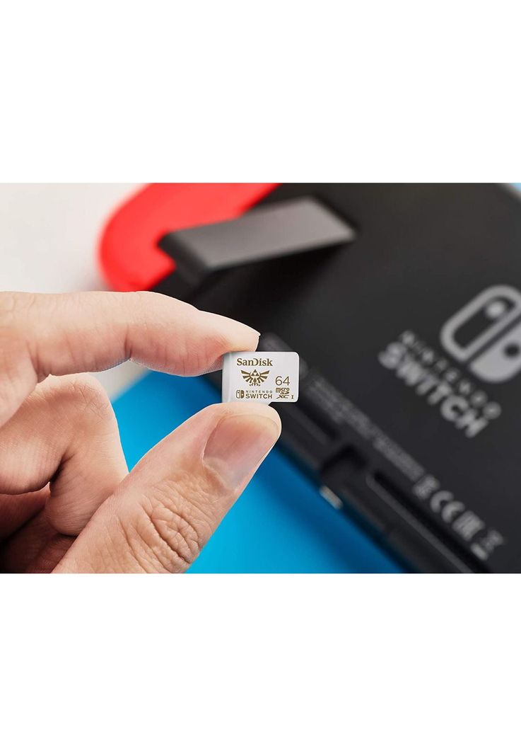 Memoria Sandisk Nintendo Switch 64 GB Micro SD Official Pack-3
