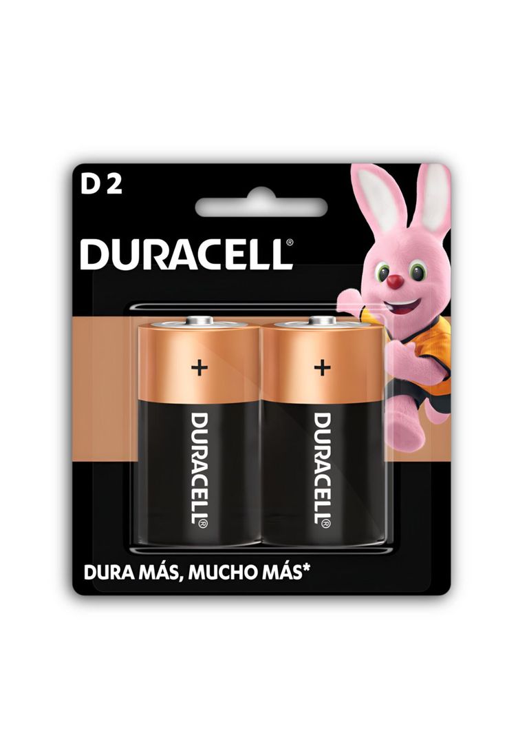 Pila Duracell D Alcalina Extra Duración-0