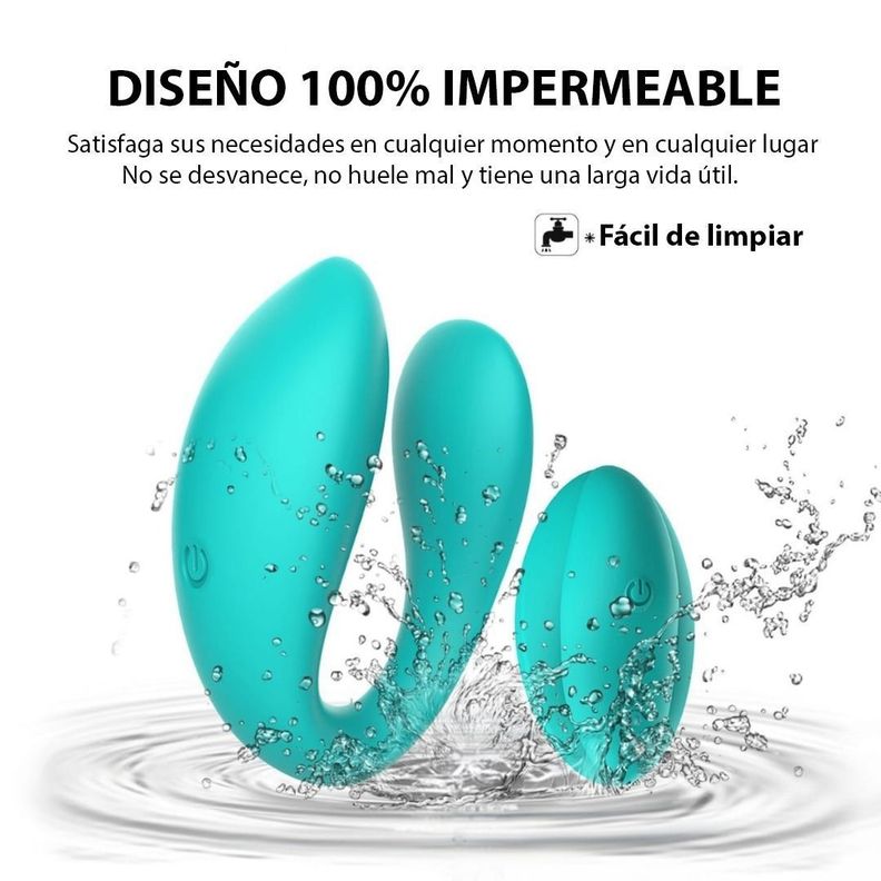 Vibrador Dildo Para Punto G + Vibrador Dual Vaginal Con Control Remoto-5