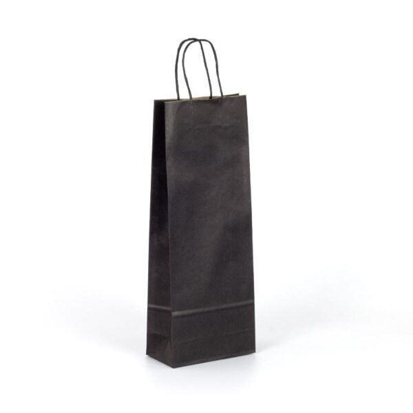 Bolsa De Papel Kraft Para Vino 39x8x15 /12 Unidades-0