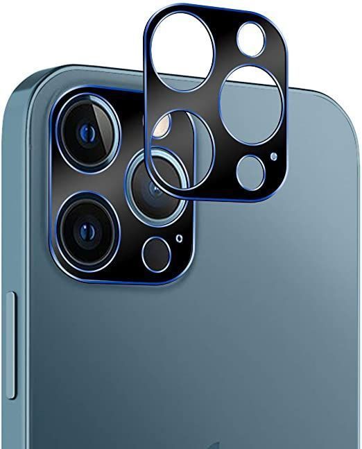 Pack X2 lamina vidrio Templado Transparente + Protector de Camara Iphone 12 pro max-3