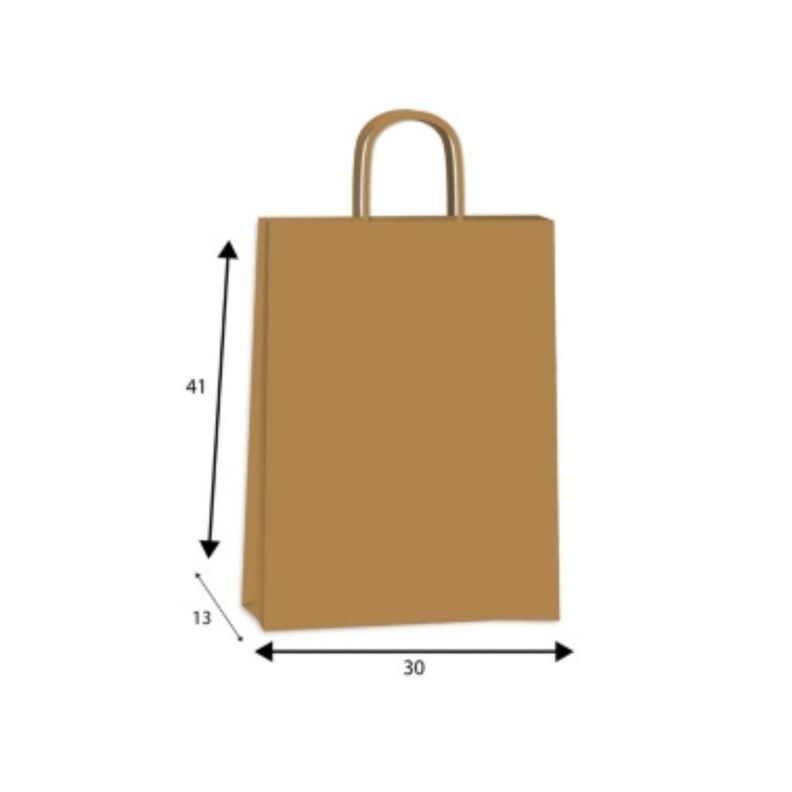 Bolsas De Papel Kraft - 30 X 12 X 41 50Uni-1