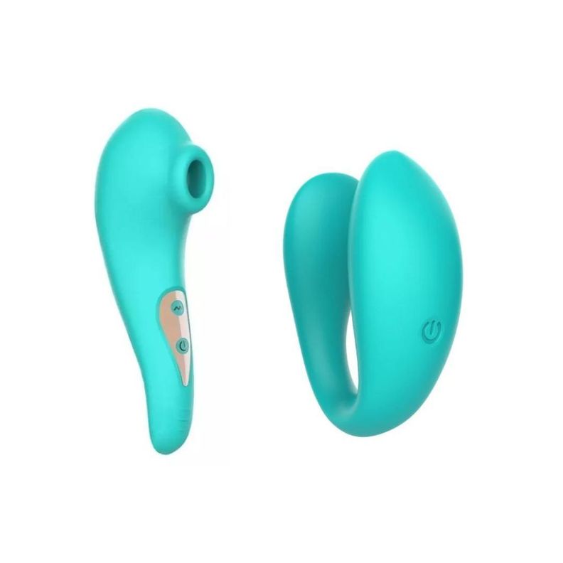 Vibrador Dual Y Succionador Estimulador-0