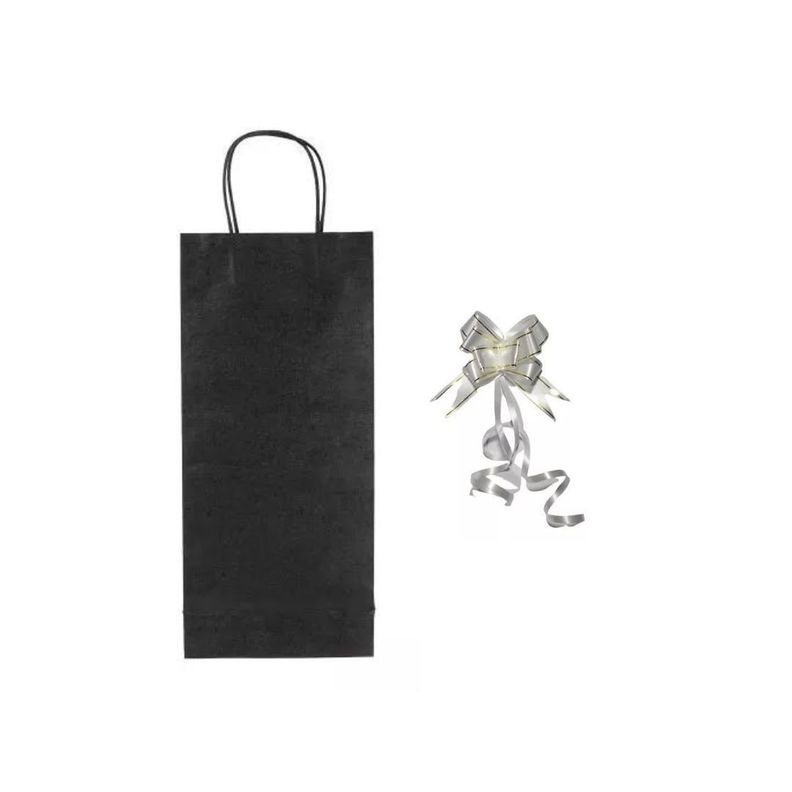 Cinta de Regalo Blanco + Bolsas Para Vino 12 Uni-0