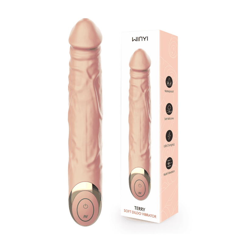Vibrador Dildo Texturizado Para Vagina, Clitoris, Pezones-1