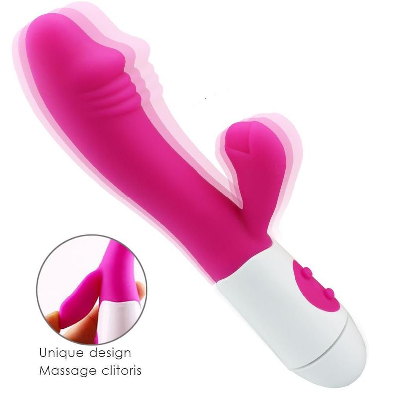 Vibrador Dual Conejito 30 Funciones-1