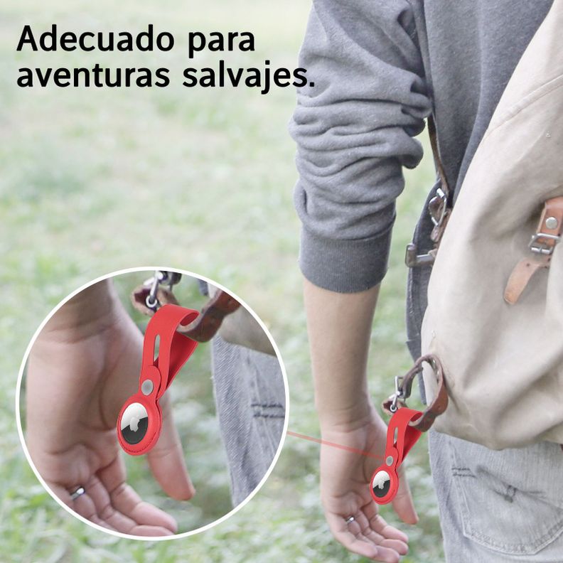 Funda De Piel Para Airtag -1