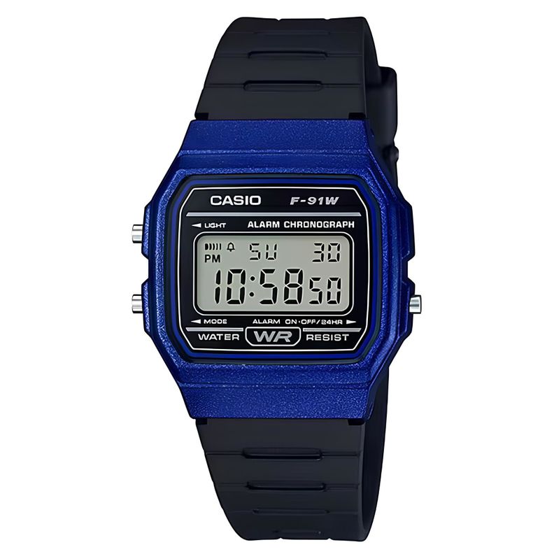 Reloj F-91wm-2a Hombre Digital Resina CASIO-0