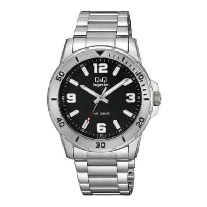 Reloj S01a-001py Mujer Analogo Cuero Q&Q-0