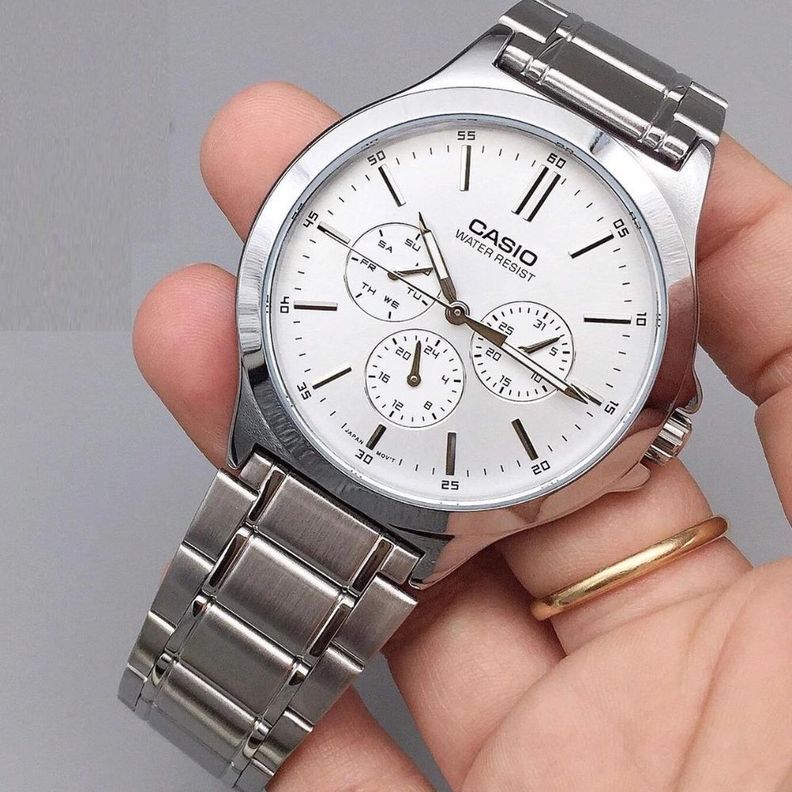 Reloj Mtp-V300d-7a Hombre Analogo Metal CASIO-5