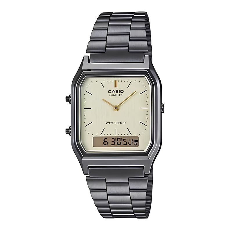 Reloj Aq-230gg-9a Hombre Analogo Digital Metal CASIO-0