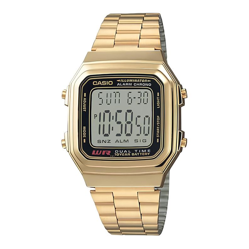 Reloj A-178wga-1 Hombre Digital Metal CASIO-0
