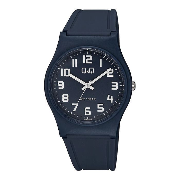 Reloj S00a-007py Hombre Analogo Cuero Q&Q-0