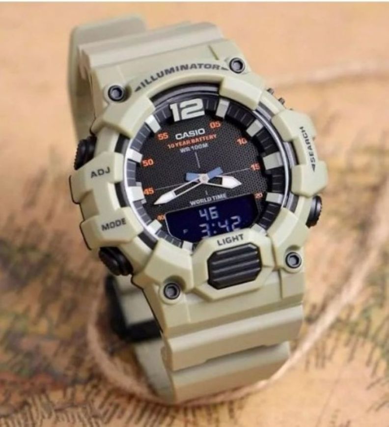Reloj Hdc-700-3a3v Hombre Analogo Digital Resina CASIO-2
