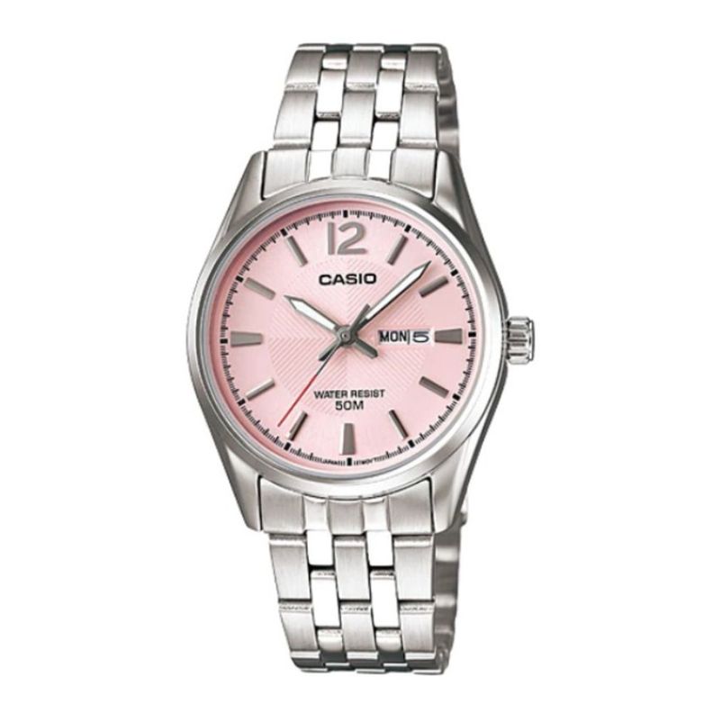 Reloj Mtp-Vc01l-7e Hombre Analogo Cuero CASIO-0