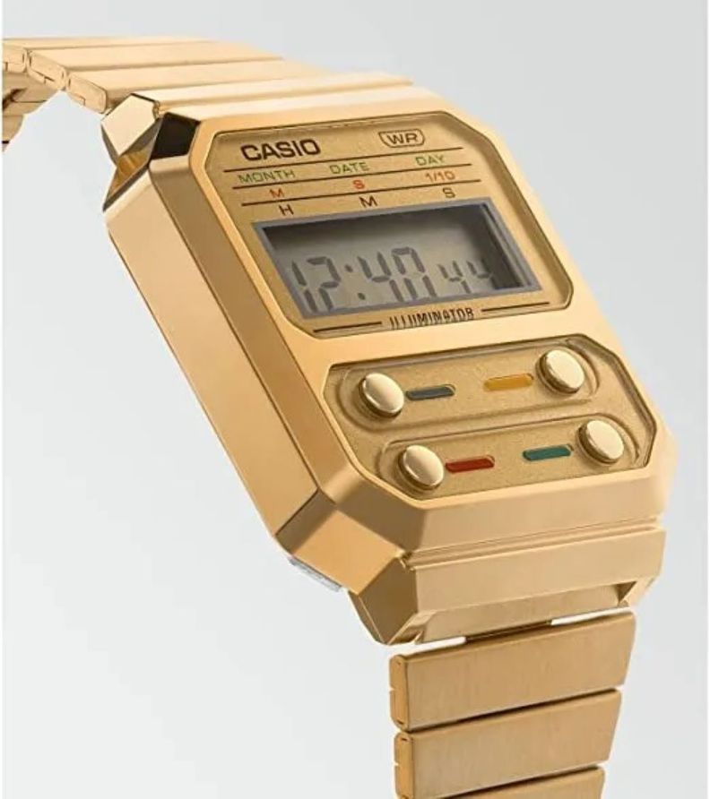 Reloj A-100weg-9a Vintage Digital Metal CASIO-1