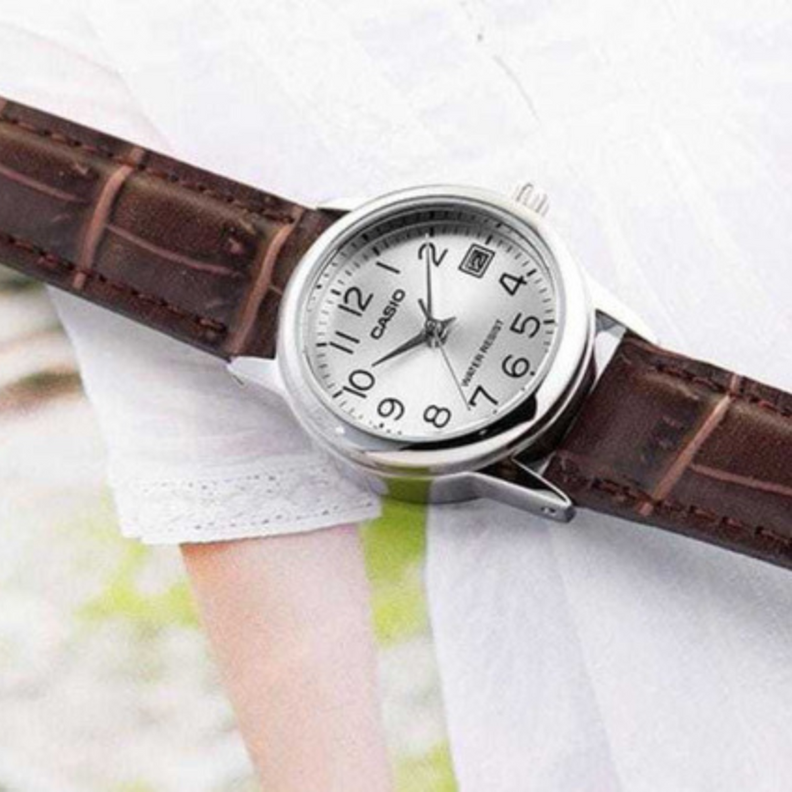 Reloj Ltp-V002l-7b2 Mujer Analogo Cuero CASIO-3