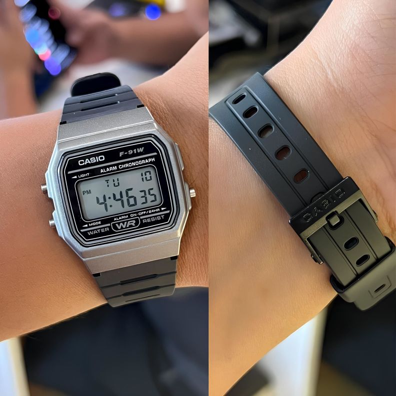 Reloj F-91wm-1b Digital Resina CASIO-2