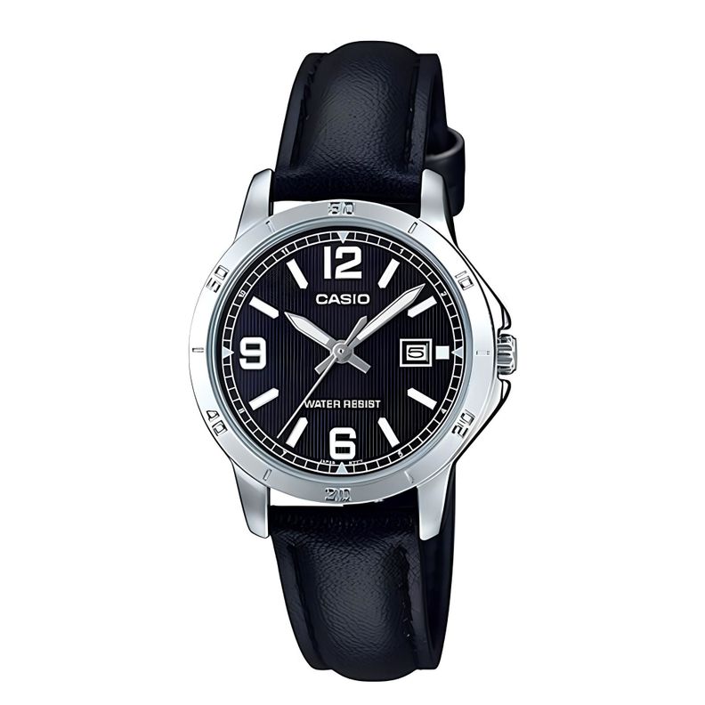 Reloj Ltp-V004l-1b Mujer Analogo Cuero CASIO-0
