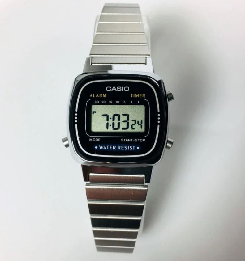 Reloj La-670wa-1 Vintage Digital Metal CASIO-3
