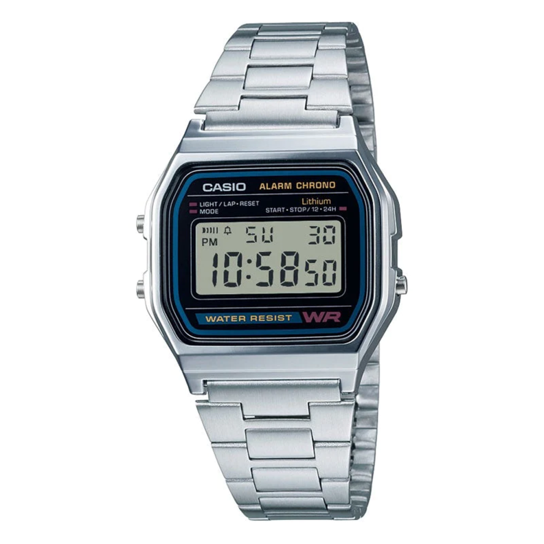 Reloj A158wa-1df Unisex Digital Metal CASIO-0