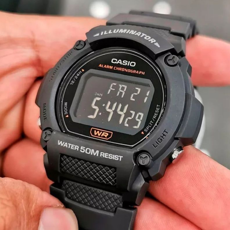 Reloj W-219h-8bv Hombre Digital Resina CASIO-4