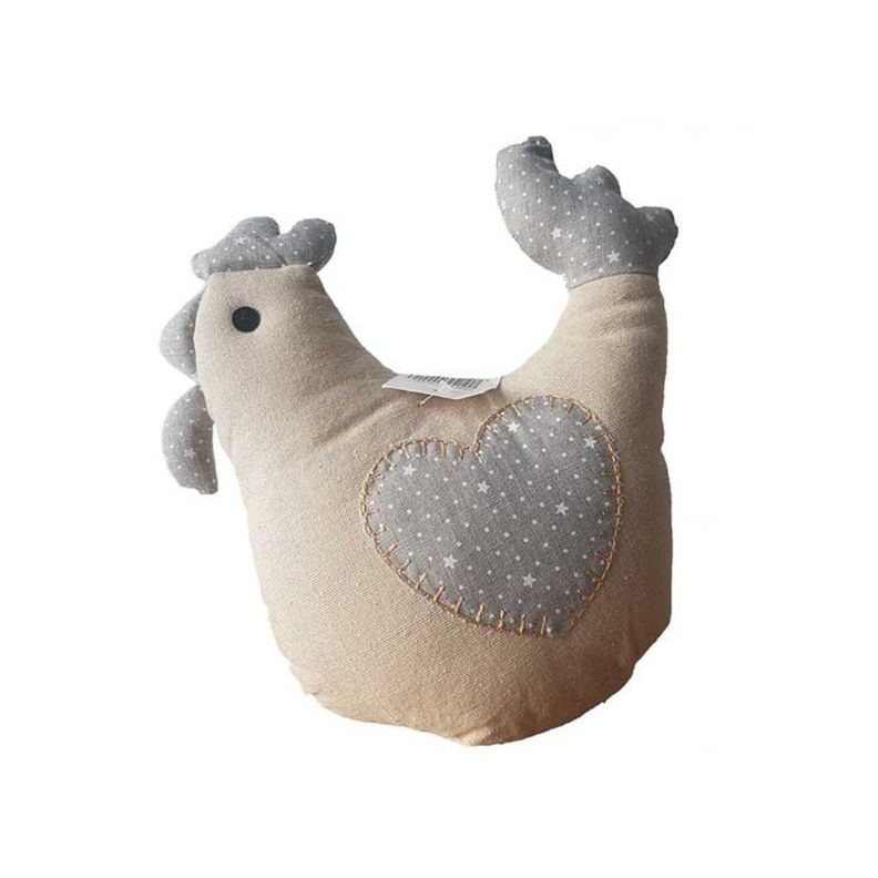 Sujeta Puerta Gallina Beige-0