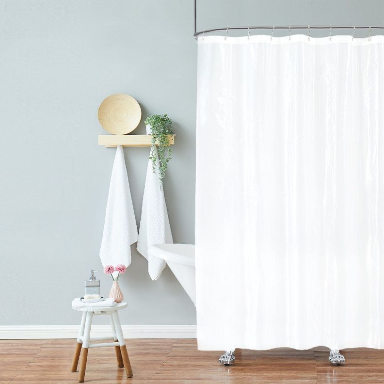 Forro Cortina De Baño Blanco PVC 200 x 140-1
