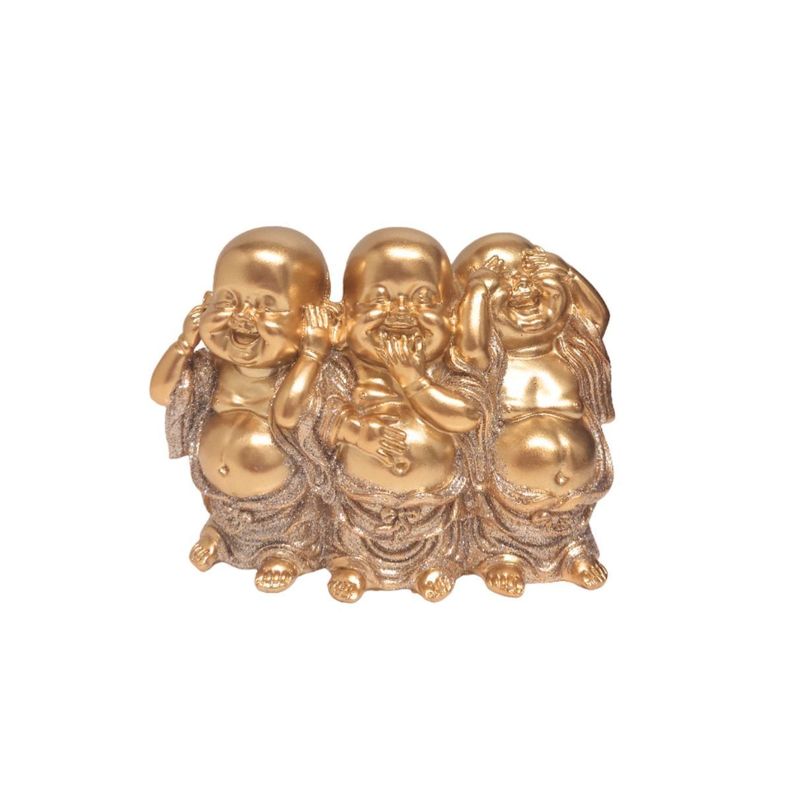 Figura Decorativa Budas Sabios-0