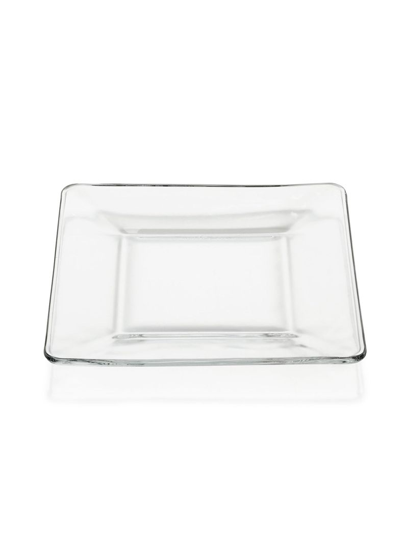 Plato Cuadrado Vidrio 26 cm-1