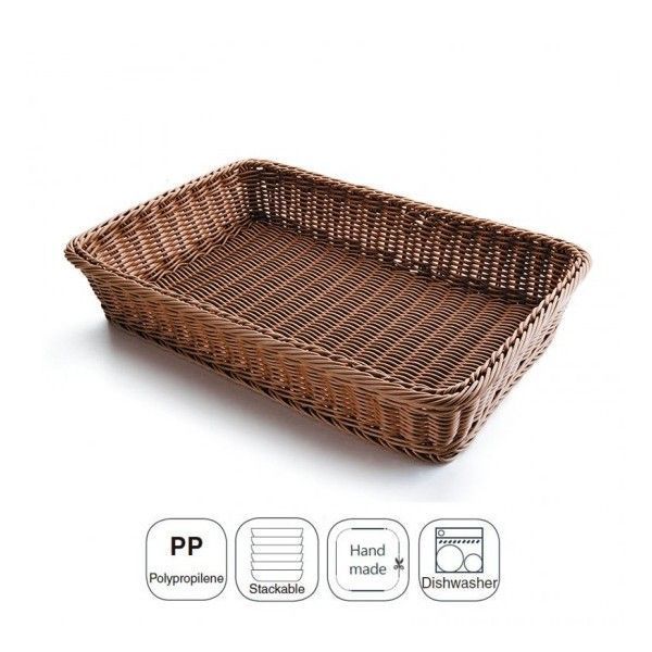 Bandeja Rattan Brown