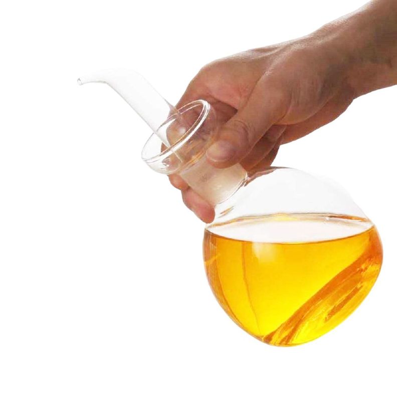 Botella De Aceite Vidrio 500 Cc Round II-1