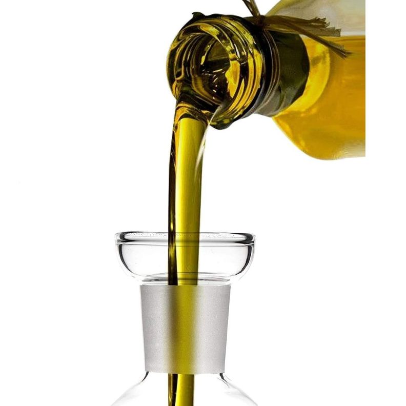 Botella De Aceite Vidrio 500 Cc Round II-2