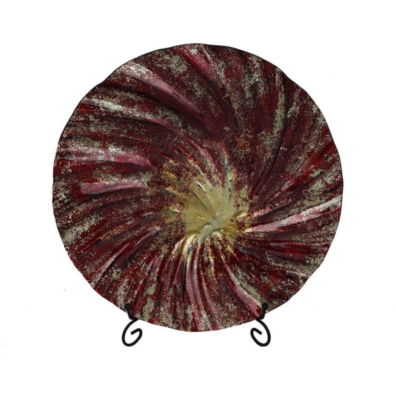 Plato Decorativo Vidrio London-0