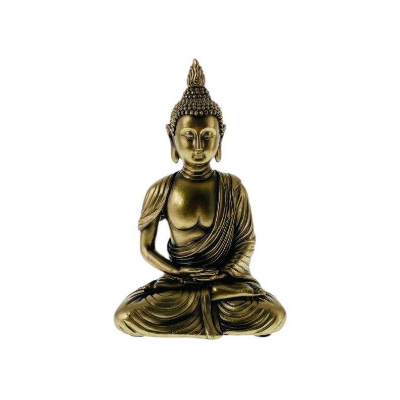 Figura Decorativa Buda Old Gold-0