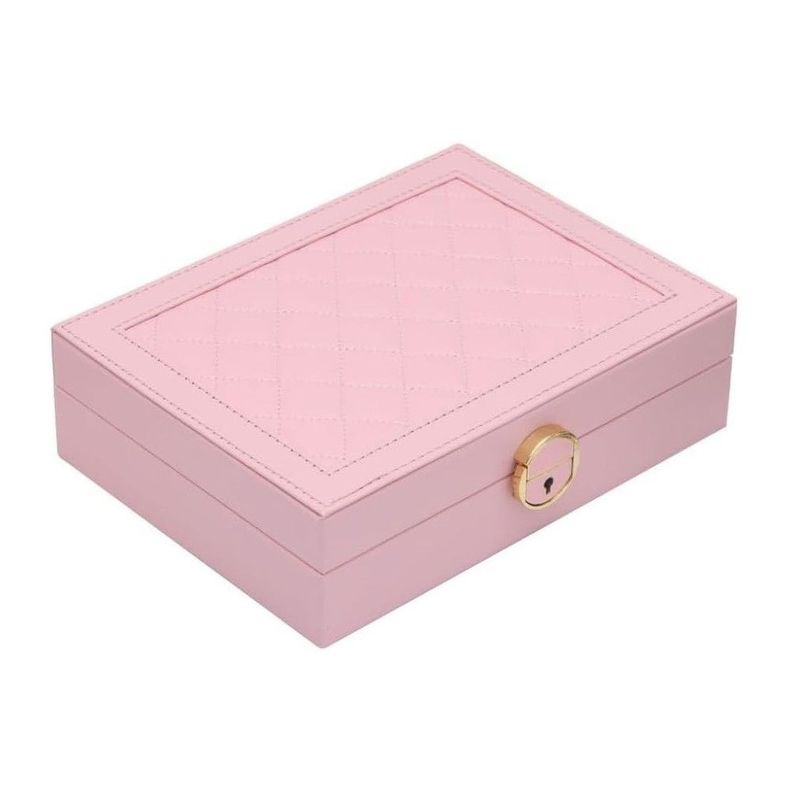 Joyero Rectangular Modelo Rosado-0