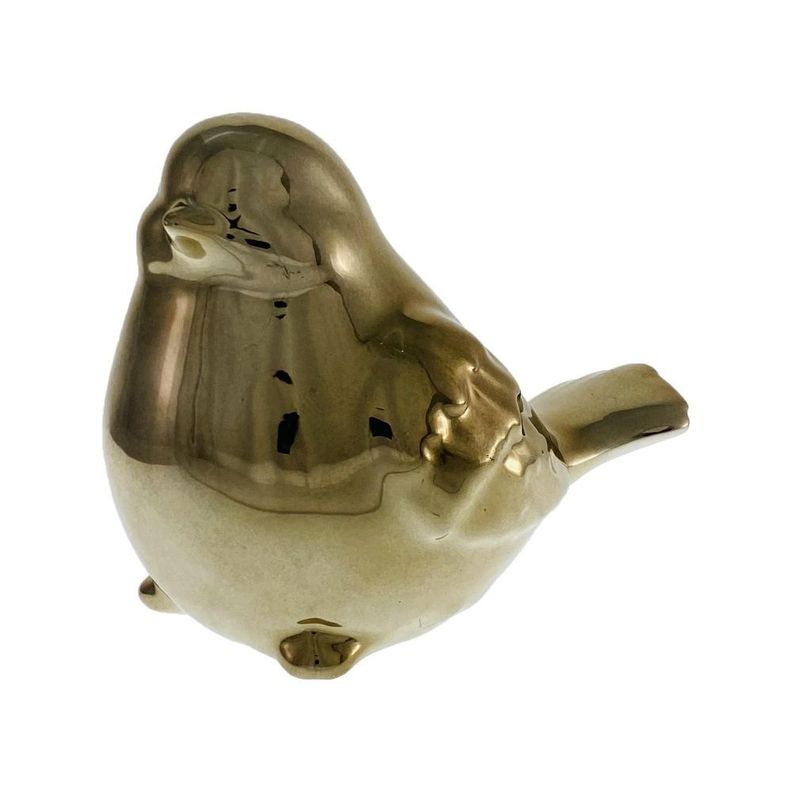 Figura Decorativa Ave Golden