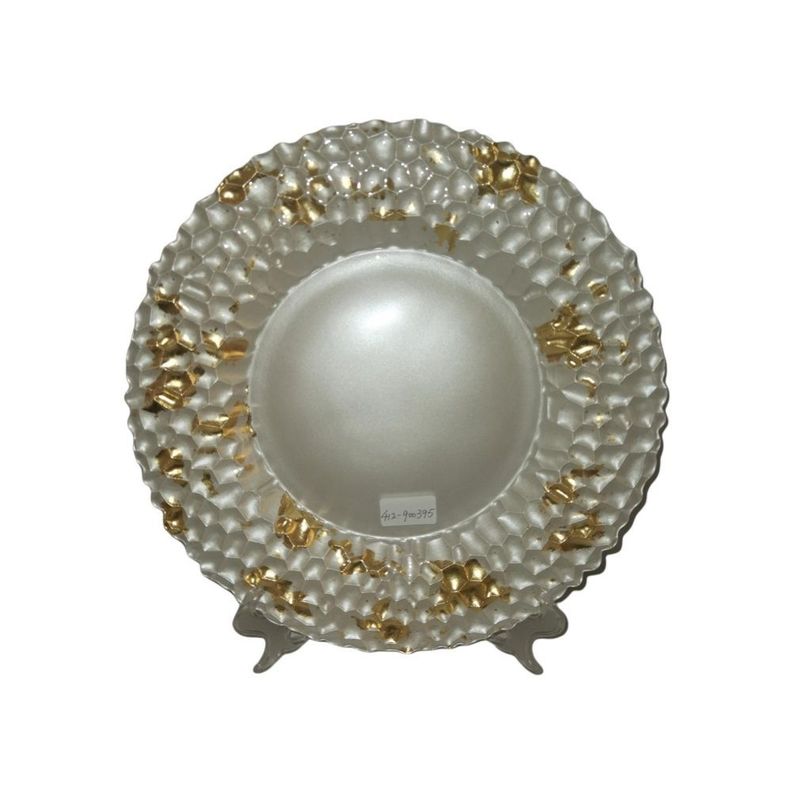 Centro de Mesa Decorativo Vidrio Cream-0