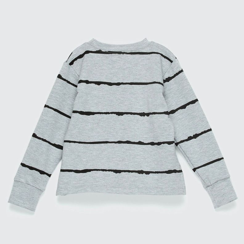 POLERÓN GRIS RAYAS ADULTO ALGODÓN PERUANO-1