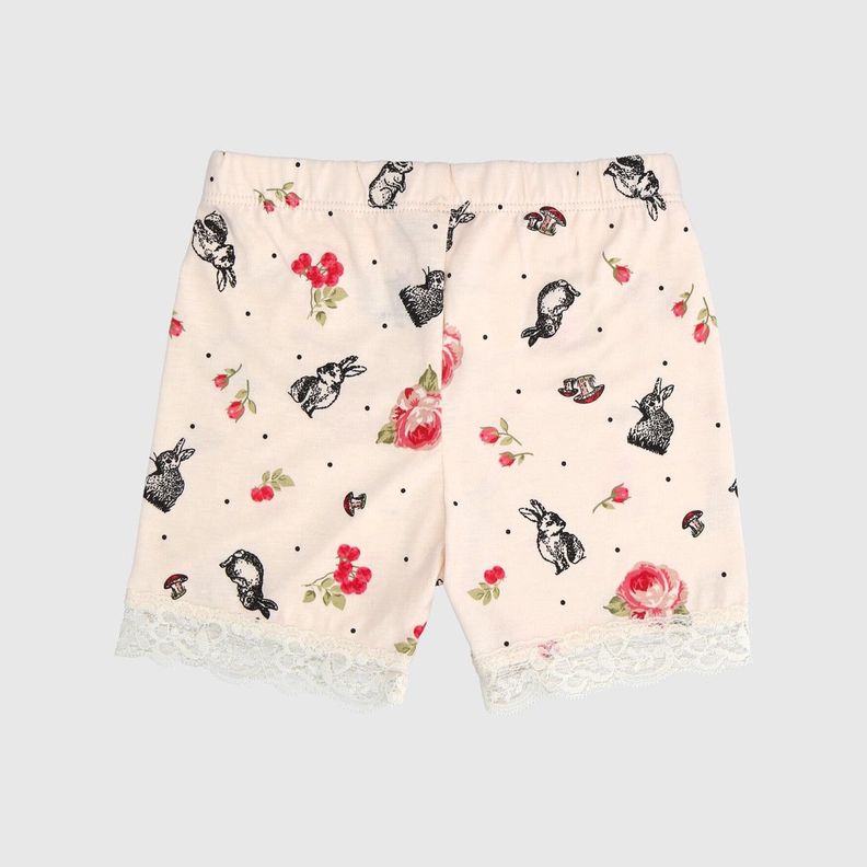 SHORT BEIGE CON ENCAJE ALGODÓN PERUANO-1
