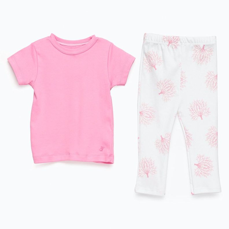 PIJAMA ROSADO RAMAS ALGODÓN PERUANO-0