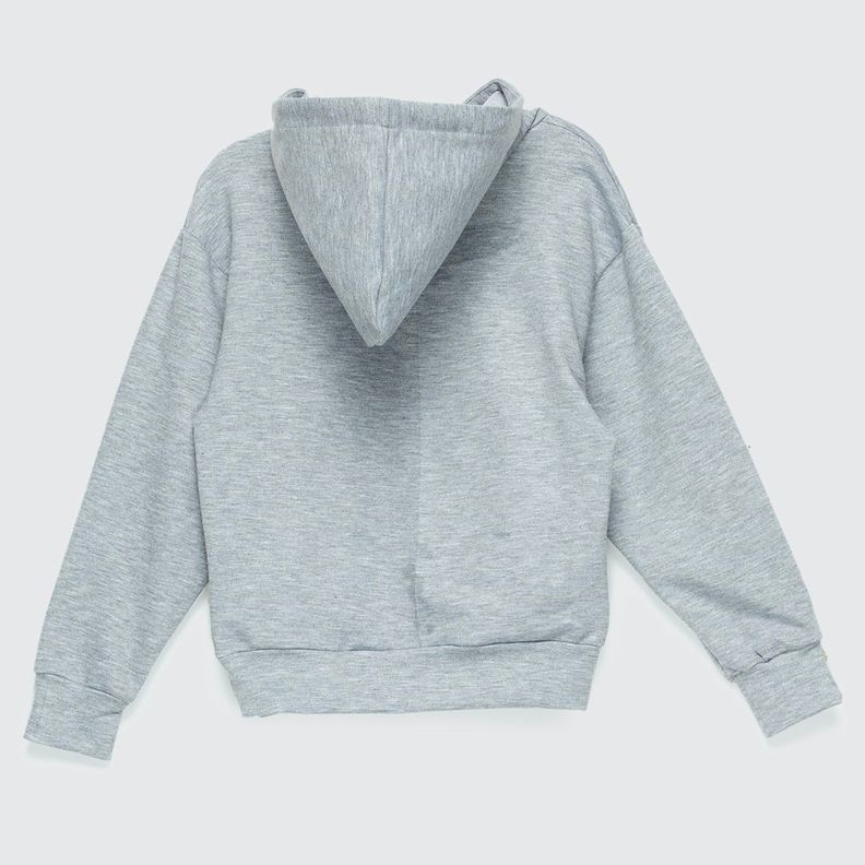 POLERÓN GRIS COYOTE NEGRO ADULTO ALGODÓN PERUANO-1
