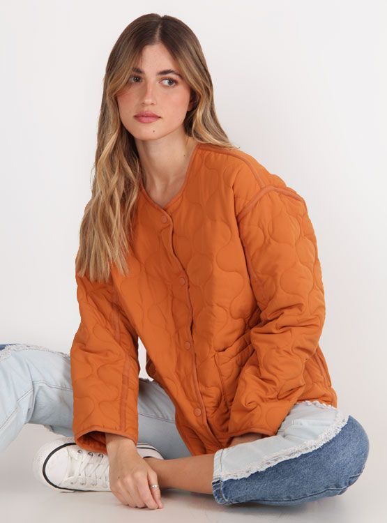 Chaqueta Index Corta Beoad Camel-3