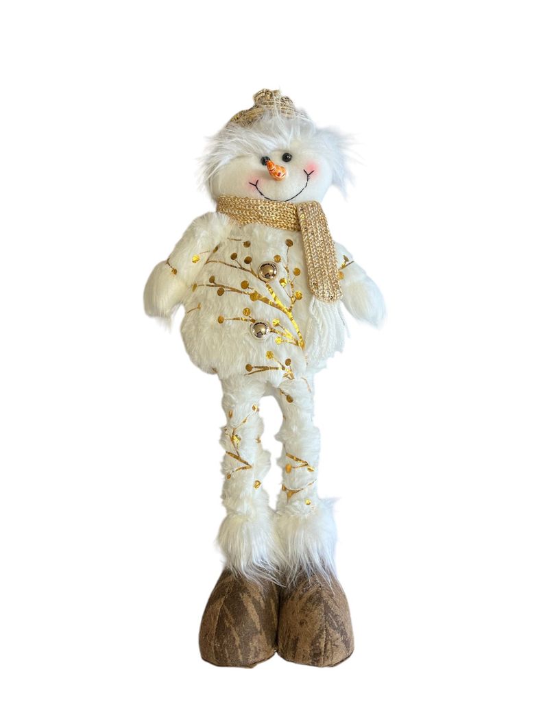 Muñeco Navidad Snowman Gold 55 Cm-0