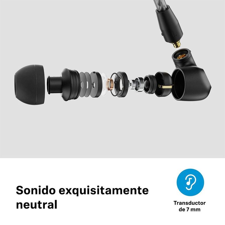 Audífono In Ear Con Cable Ie 200-2