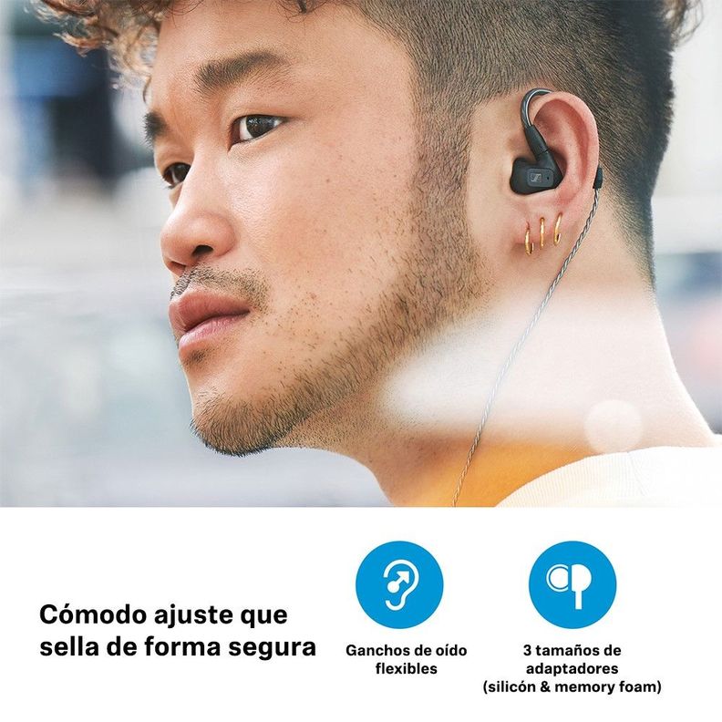 Audífono In Ear Con Cable Ie 200-3
