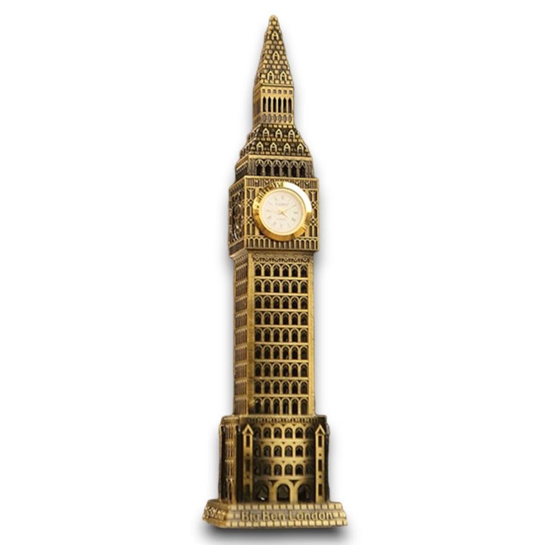 Reloj Big Ben / Mesa Metalico Adorno Decoracion Ak54-0