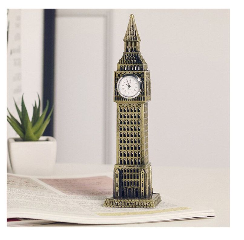 Reloj Big Ben / Mesa Metalico Adorno Decoracion Ak54-5