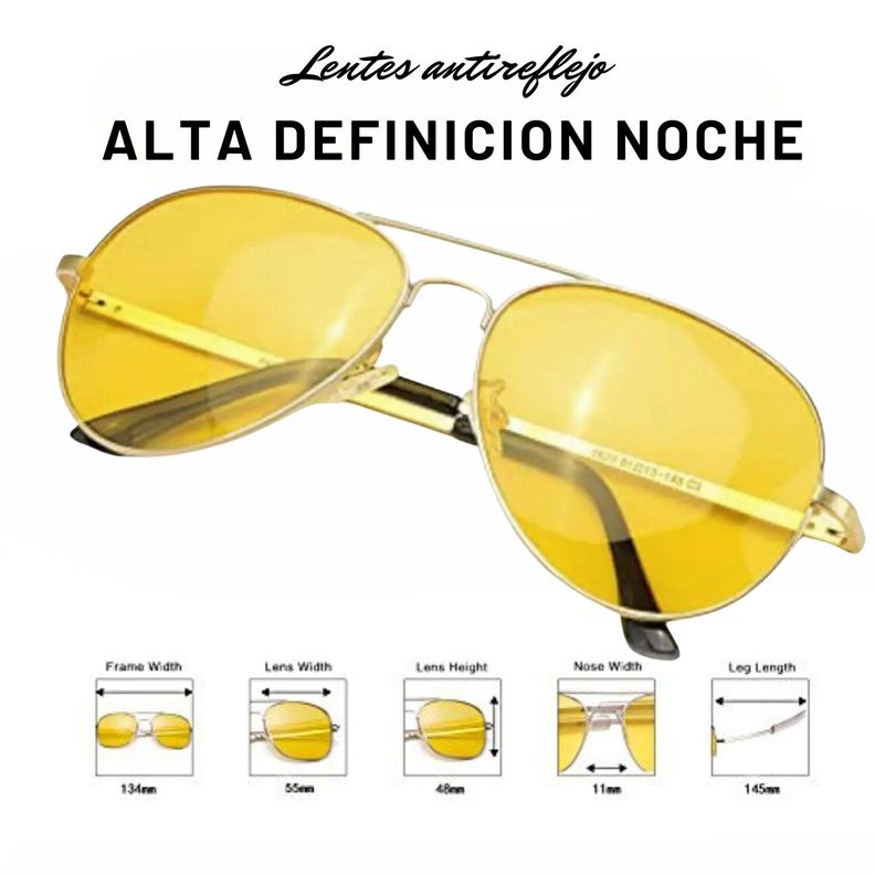 LENTES CABALLERO  DEFINICIÓN ANTI RESPLANDOR DIA NOCHE AA11-6
