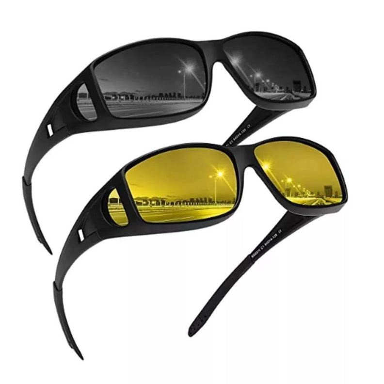 LENTES DIA NOCHE ANTIRREFLEJO NOCTURNO AMPLIFICADOR LUZ AA13-0